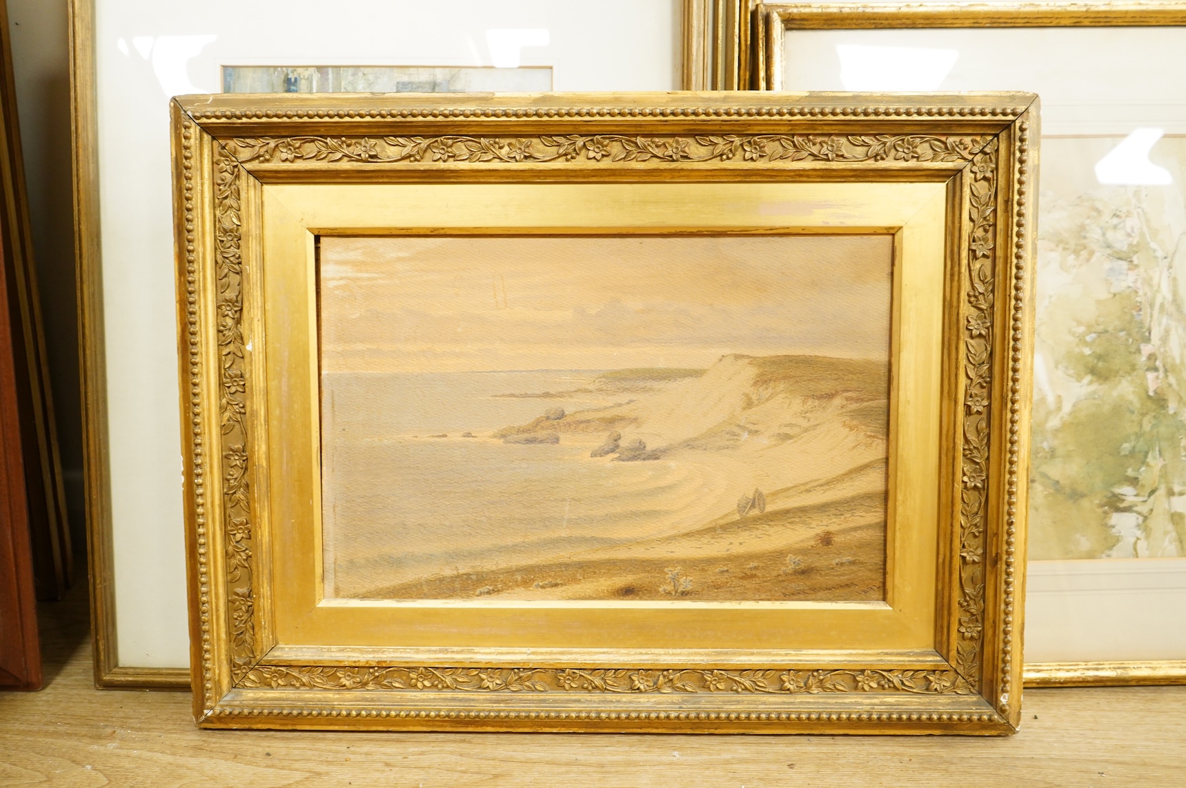 John Brown Harrison (1876-1958), Yorkshire Coast and Countryside views, some signed, eight watercolours, largest 27 x 38cm